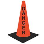 Lettered Traffic Cones - Danger